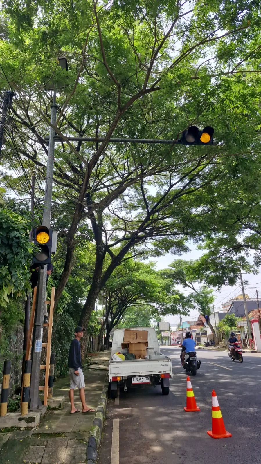 Pemasangan Warning Light