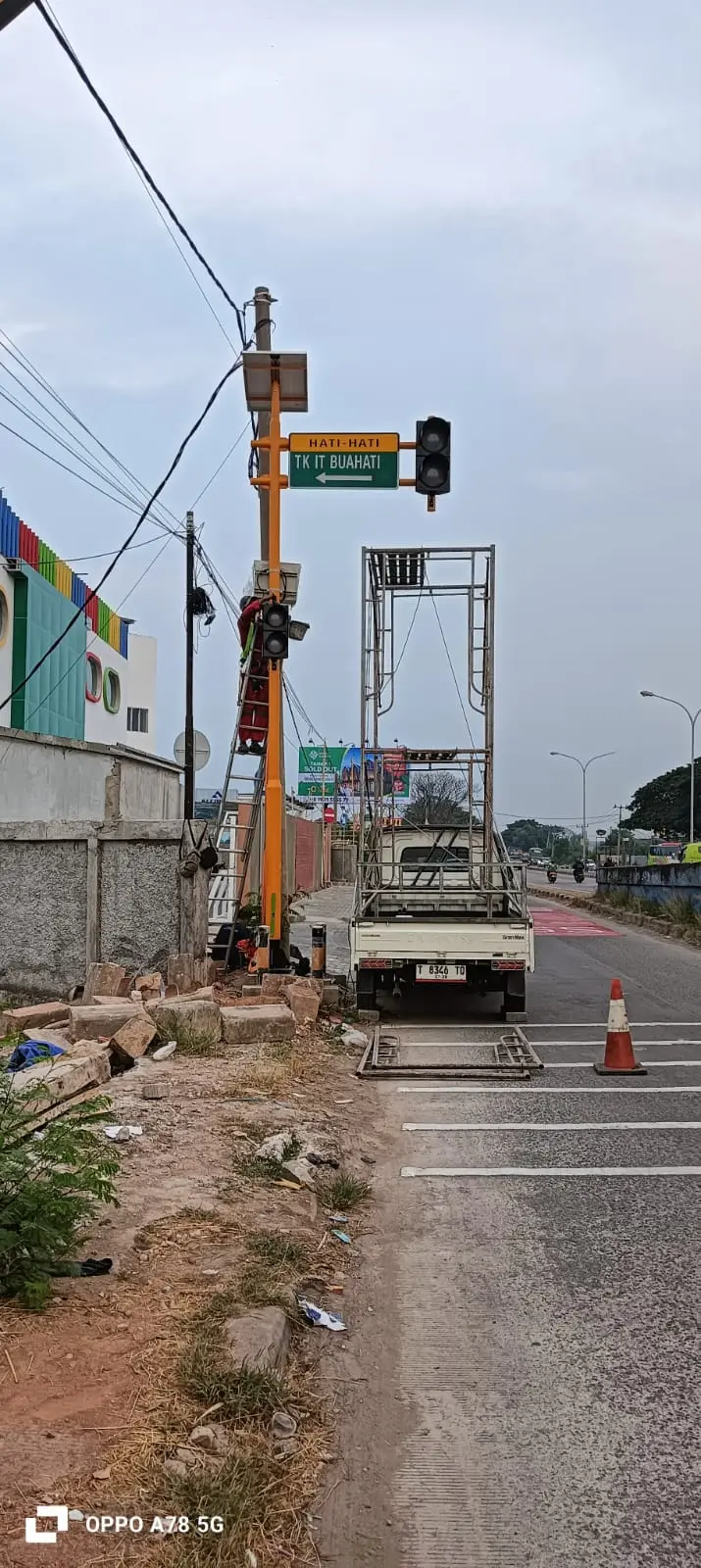 Pemasangan Warning Light