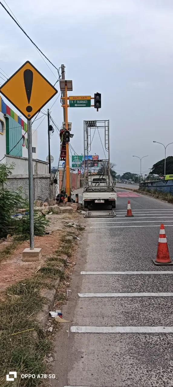Pemasangan Warning Light