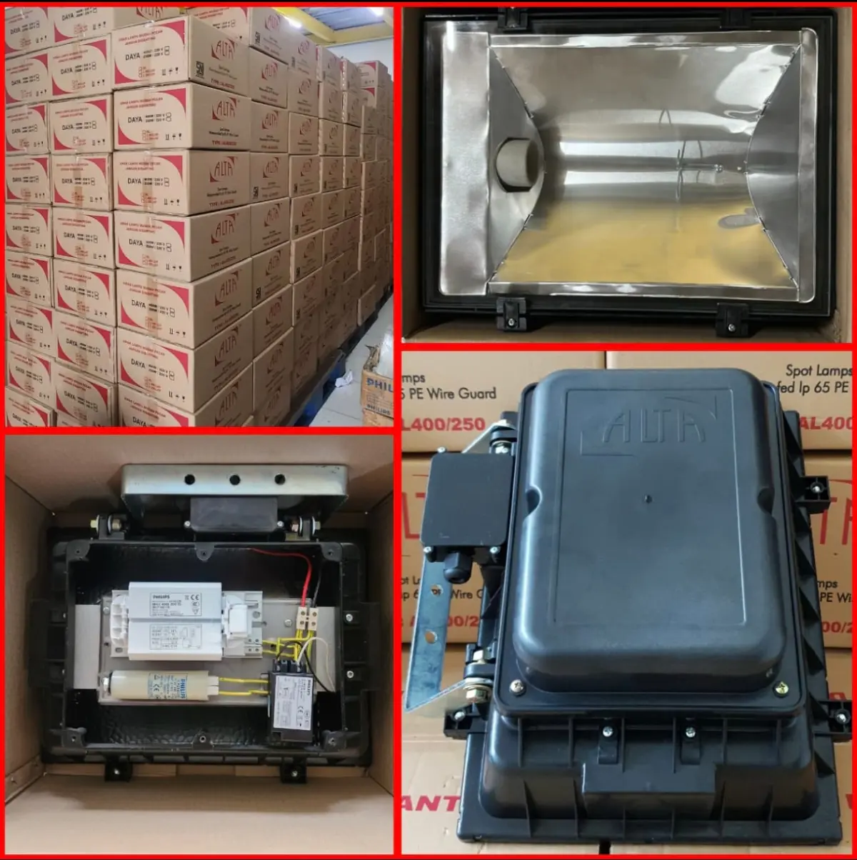 Kap Lampu Sorot HPI-T 250W 400W Outdoor