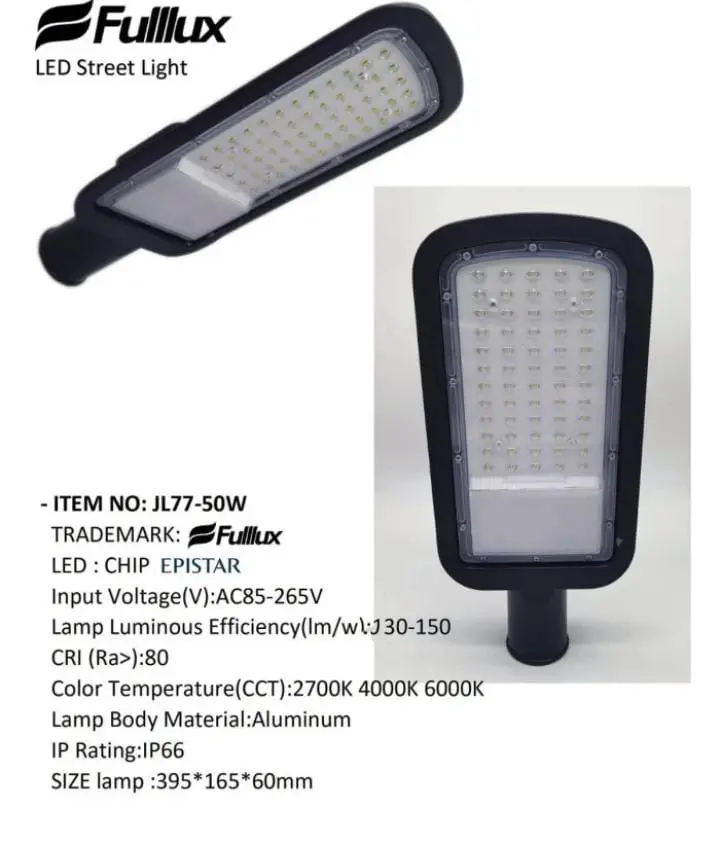 Lampu jalan PJU Street Light 50W 100W 150W Fullux