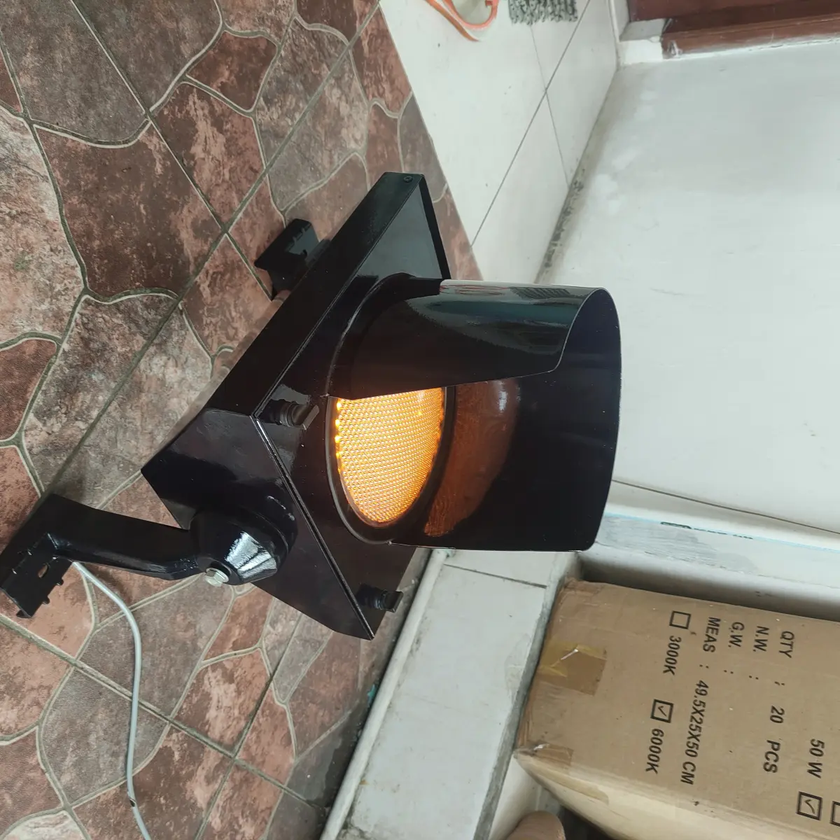 Lampu Warning Light Led 1 Aspek 20CM 30CM 12V 220V