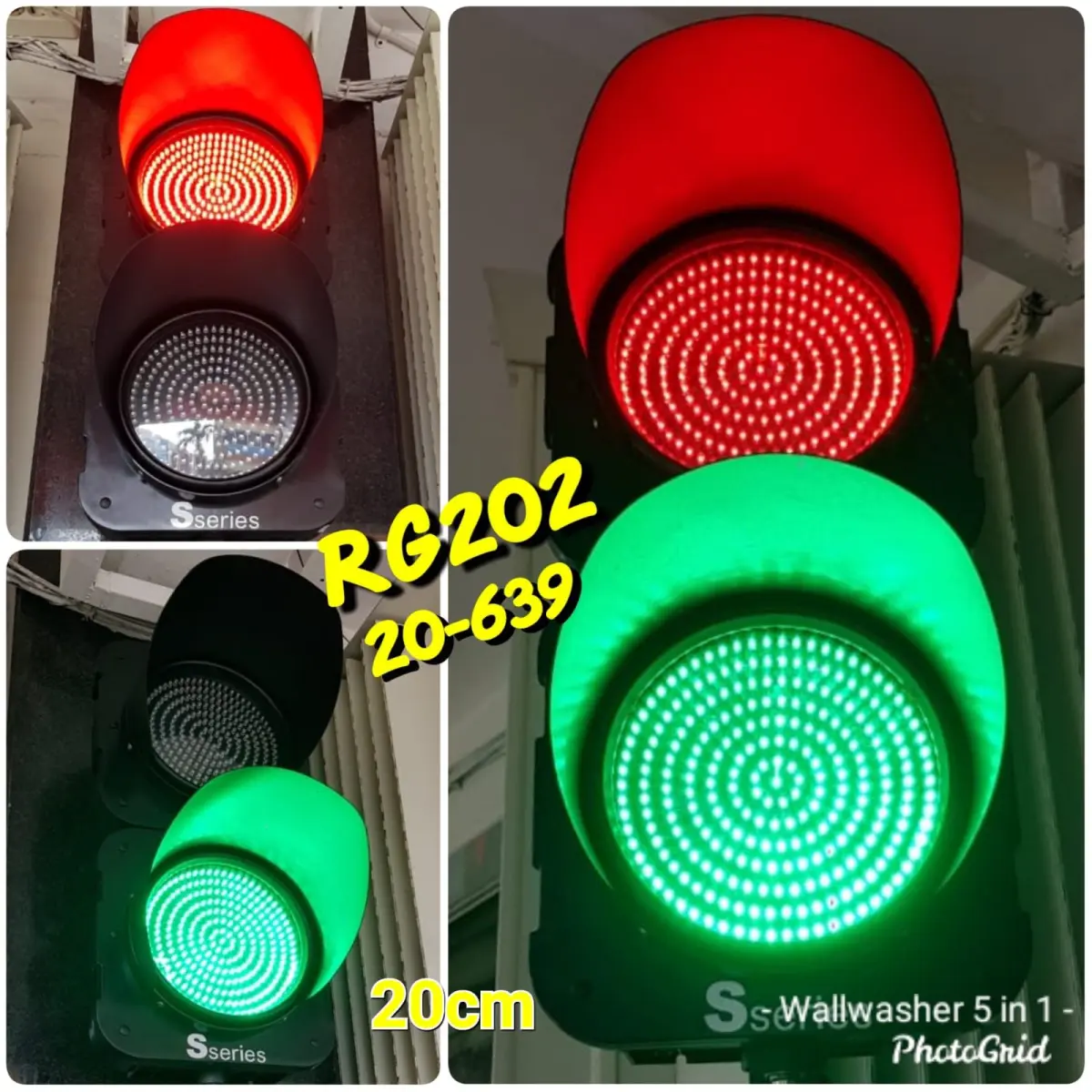 S Series Traffic Light 2 Aspek 20 CM 220V RG-202